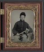 Civil War Soldier, C1863 #1 Painting by Granger