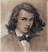 Dante Gabriel Rossetti #1 Drawing by Granger Dante Gabriel Rossetti #1 Drawing by Granger