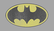 Dc - Retro Bat Logo Distressed #1 Digital Art by Brand A