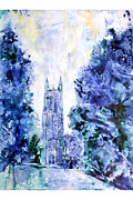 Duke Chapel Painting by Ryan Fox