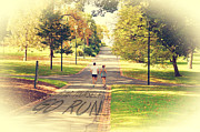 Find Yourself Go Run at Fitzroy Gardens in Melbourne Australia #1 Photograph by Beverly Claire Kaiya