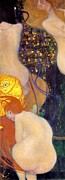 Goldfish #1 Painting by Gustav Klimt