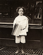 Hine Newsboy, 1910 #1 Photograph by Granger