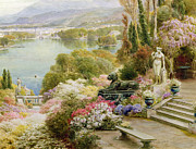 Lake Maggiore by Ebenezer Wake-Cook Painting by Ebenezer Wake-Cook