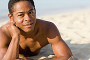 Man On A Beach #1 Photograph by Science Photo Library