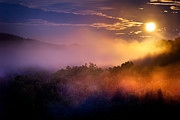 Moon setting in Mist #1 Photograph by Robert Charity Moon setting in Mist #1 Photograph by Robert Charity