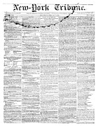 New York Tribune, 1841 #1 Painting by Granger
