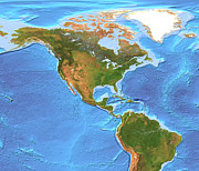 North And South America #1 Photograph by Science Photo Library