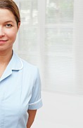 Nurse In Uniform Smiling Towards Camera #1 Photograph by Science Photo Library