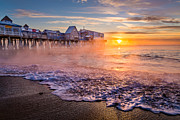 Old Orchard Beach Sea Smoke #1 Photograph by Benjamin Williamson