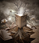 Old Tree Reading Story Book #1 Photograph by Angela Waye