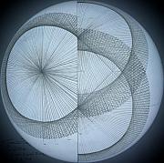 Photon Double Slit Test #1 Drawing by Jason Padgett Photon Double Slit Test #1 Drawing by Jason Padgett