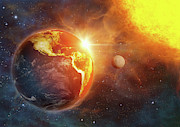 Planet Earth And Global Warming #1 Photograph by Ikon Ikon Images