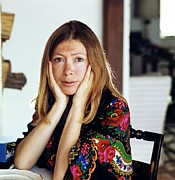Portrait Of Joan Didion #1 Photograph by Henry Clarke