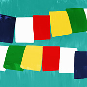 Prayer Flags #1 Painting by Linda Woods
