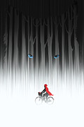 Red Riding Hood #2 Painting by Sassan Filsoof