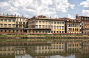 Reflections in the Arno River #1 Photograph by Melany Sarafis