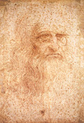 Self Portrait #5 Painting by Leonardo da Vinci