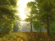 Sunlit Meadow #1 Digital Art by Cynthia Decker