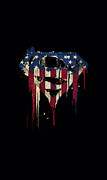 Superman - Bleeding Shield #1 Digital Art by Brand A
