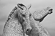 The Falkirk Kelpies #1 Photograph by Mike Marsden