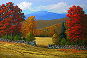 The Stone Gate In Autumn #1 Painting by Frank Wilson