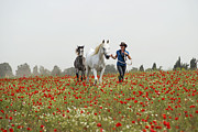 Three at the poppies' field... 3 Photograph by Dubi Roman