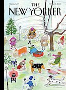 Canine Couture Painting by Maira Kalman