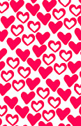 Valentines Day Card Painting by Louisa Knight