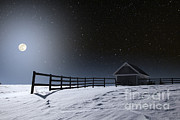 Winter Full Moon #5 Photograph by Larry Landolfi