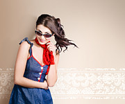 Woman hair style portrait. Beauty salon interior Photograph by Jorgo Photography Woman hair style portrait. Beauty salon interior Photograph by Jorgo Photography