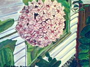 10th Street Cafe Painting by Suzanne Berthier