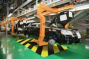 Car Assembly Production Line #14 Photograph by Science Photo Library