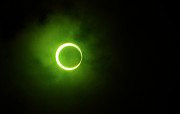 15 January 2010 Solar Eclipse Maldives Photograph by Jenny Rainbow