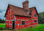1600s English Farm Painting by Omaste Witkowski