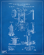 1890 Bottling Machine Patent Artwork Blueprint Digital Art by Nikki Marie Smith