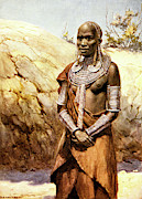 1900s 1902 Illustraion Of Masai Woman Painting by Vintage Images 1900s 1902 Illustraion Of Masai Woman Painting by Vintage Images