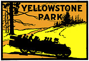 1920 Yellowstone Park Painting by Historic Image