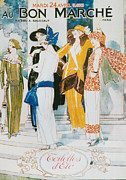 1920s France Bon Marche Poster Drawing by The Advertising Archives