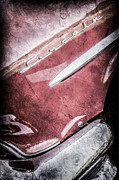 1954 Lincoln Capri Side Emblem -0742ac Photograph by Jill Reger