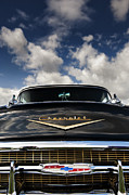1957 Black Chevrolet Bel Air  Photograph by Tim Gainey
