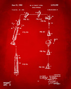 1963 Space Capsule Patent Red Digital Art by Nikki Marie Smith 1963 Space Capsule Patent Red Digital Art by Nikki Marie Smith