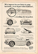 1964 Austin Healey Digital Art by Georgia Clare 1964 Austin Healey Digital Art by Georgia Clare