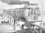 19th Century Elevated Railway Photograph by Science Photo Library