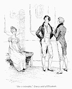 Austen Pride & Prejudice #2 Drawing by Granger