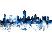 Austin Texas Skyline #2 Digital Art by Michael Tompsett