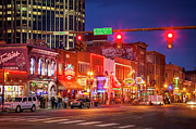 Broadway Street Nashville Tennessee Photograph by Brian Jannsen