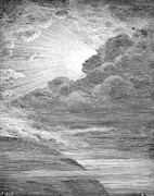 Creation Of Light Drawing by Gustave Dore