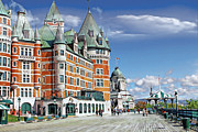 Fairmont Le Chateau Frontenac Series 01 Photograph by Carlos Diaz