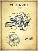 Film Camera Patent Drawing from 1938 #1 Digital Art by Aged Pixel